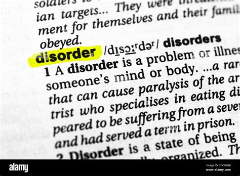disordered situation dan word|Disordered .